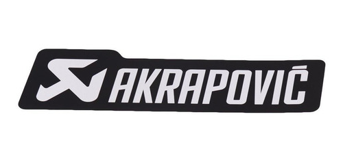 Imagen 1 de 3 de Sticker Akrapovic P-hst18alxm4 Metal Alta Temperatura Origin