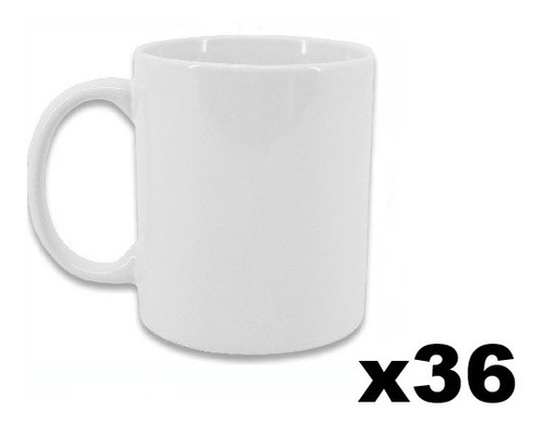 36 Tazas Blanca 11oz Sublimacion Sublimar