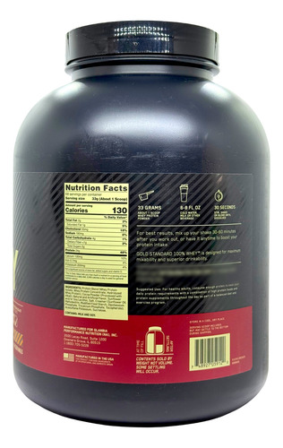 Gold Standard 100% Whey 5 Lbs Chocolate Peanut Butter Optimu