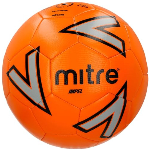 Mitre Impel Training Soccer Ball Orange/silver/black 3