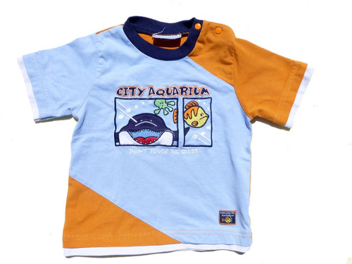 Remera Manga Corta Importada Niño 2 Años