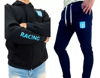 Conjunto De Algodon Campera Y Pantalon Racing Club