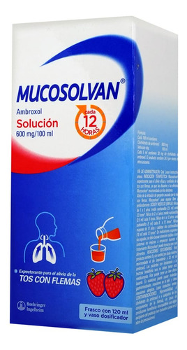Mucosolvan Solución 600 Mg/100 Ml, 1 Frasco 120 Ml