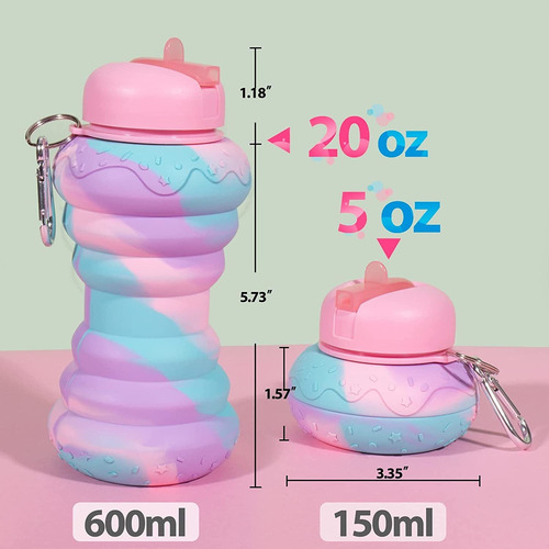 Botellas De Agua Plegables De Silicona