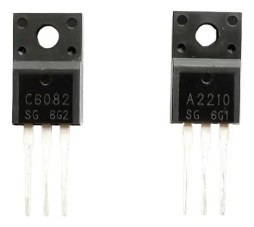 Transistors A2210 / C6082 – Lot De 5 Paires (10 Pièces)