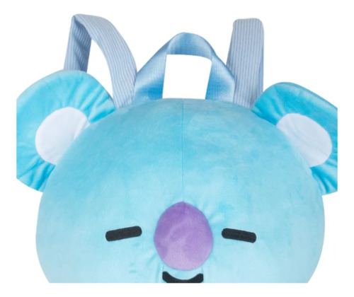 Peluche Bt21 Koya K-pop Mochila Rj Bt21 40cm K Pop Azul Claro