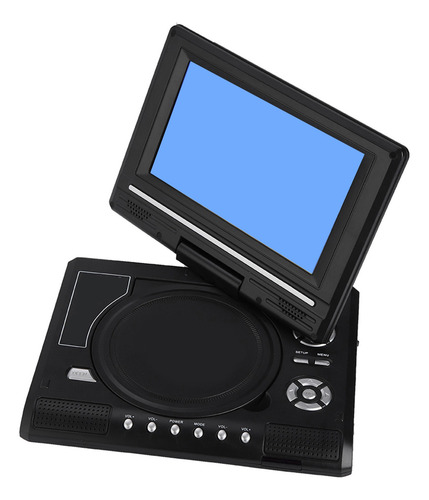 Reproductor De Dvd Portátil, Pantalla Giratoria De 7 Pulgada