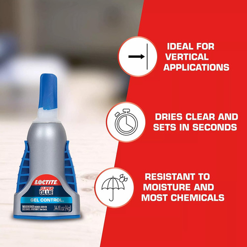 Loctite 234790 Super Glue Pegamento Gel Control 4 Gr