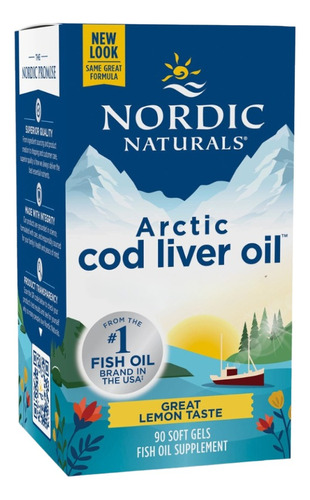 Aceite De Hígado De Bacalao 750mg - 90 Sgs - Nordic Naturals