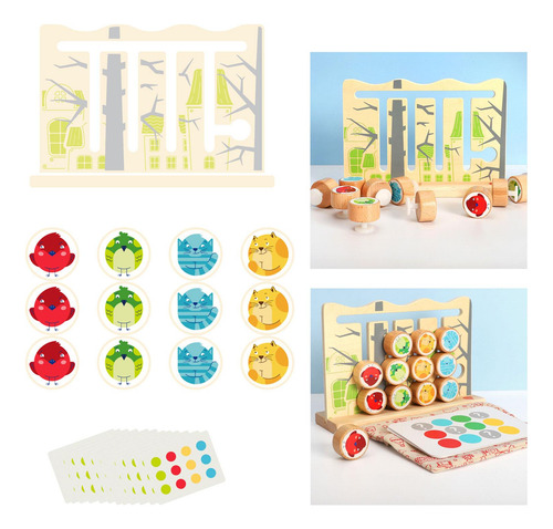 Wood Slide Puzzle Brain Teasers Juguetes Educativos Para