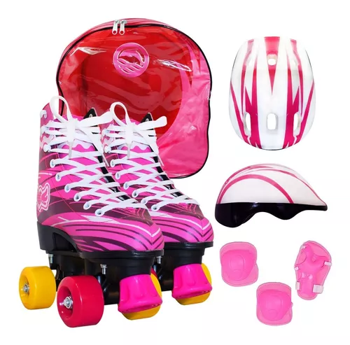 Patines Quad Hondar Soy Luna rosado