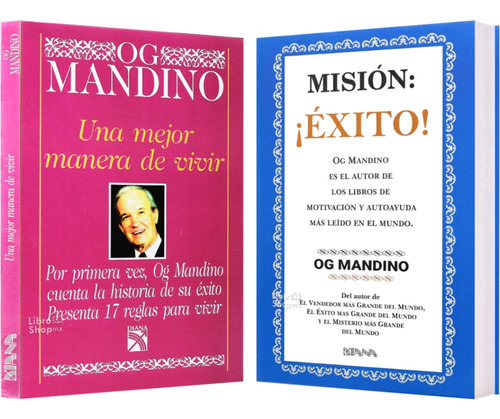 Og Mandino Mejor Manera De Vivir + Misión Éxito