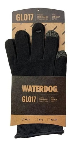 Imagen 3 de 9 de Guantes Primera Piel Tactil Termicos Respirable Waterdog