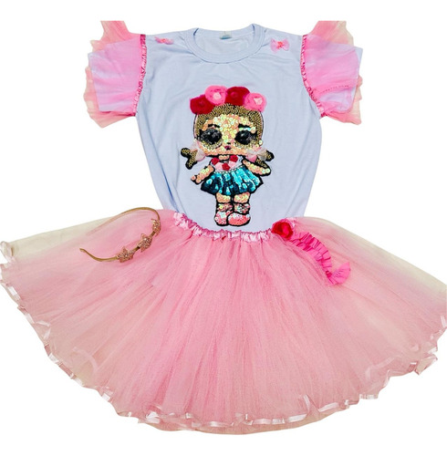 Disfraz Disney Niñas Oferta Únicos Talles Lets Play Desing Rosa Barbie 8 A 10