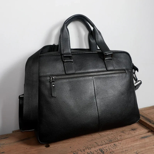 Bolso Portátil De Piel De Vacuno Factory Direct First Layer