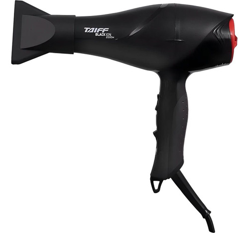 Secador De Cabelo Taiff Black Ion 2000w Profissional Preto