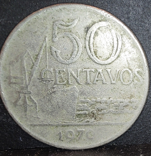 Moneda 50 Centavos 1970 - Brasil (Usado)