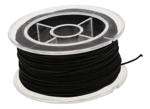 Imagen 7 de 12 de 5 Cuerdas Elásticas Para Hacer Joyas Budistas, Color Negro,