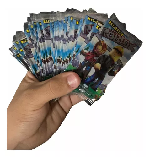 15 UN Pacotinhos Cartas Roblox. Card Roblox. Novo e Embalado. Ideal para  colecionar, lembrancinhas para festas ou presentear.