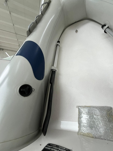 Bote Inflavel Zefir Wind F 200 - Cinza Com Azul