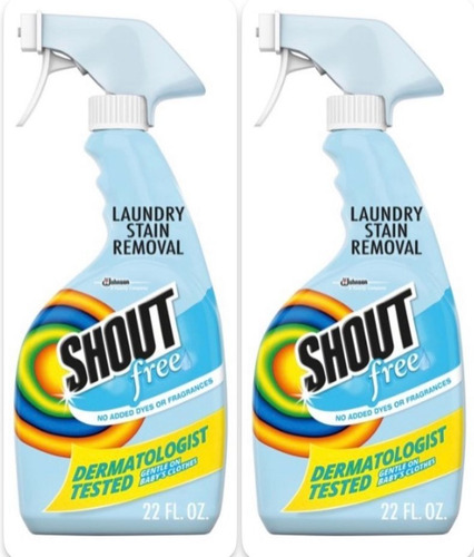 Shout Free, Quitamanchas Bebes, 22 Oz (2 Pz)