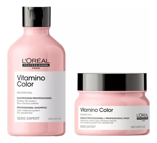 Pack Vitamino Color Shampoo + Mascara Loreal