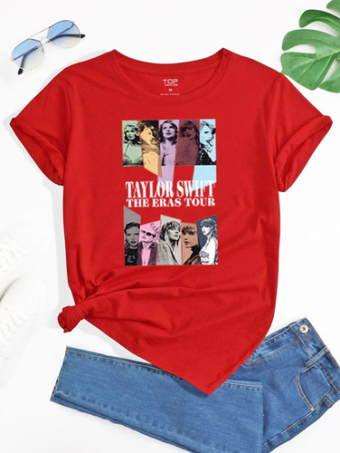 Franela De Taylor Swift Algodon Camisa - The Eras Tour