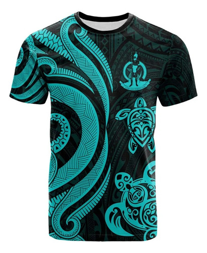 Camiseta Informal Con Estampado 3d Vanuatu