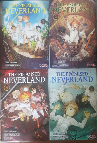 The Promised Neverland - Tomo 1 Al 4 - Manga - Ivrea