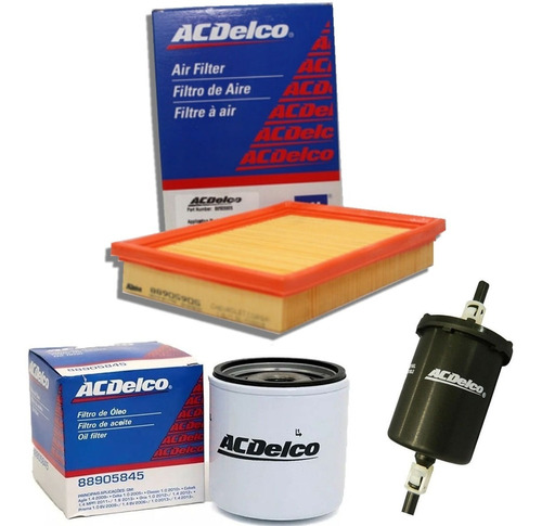 Kit Filtros Aire Aceite Nafta Acdelco Suzuki Fun - Celta