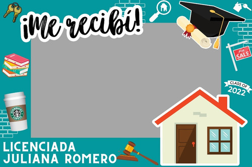 Cartel Imprimible Egresado Marco Corredor Martillero