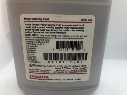 Aceite Dirección Honda Civic