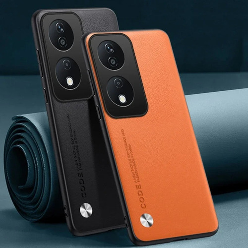 Funda Para Honor X7b 4g Cuero Artificial Delgado A Prueba De Choques