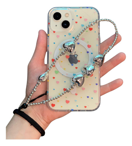 Correa Strap Premium Corazón Para Colgar Fundas De Celular
