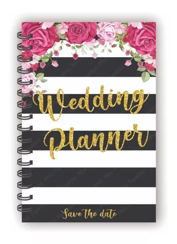 Agenda Para Novia Wedding Planner Gold