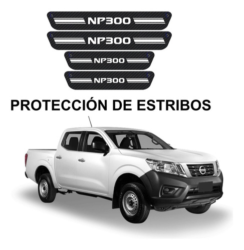 Sticker Protección De Estribos Puertas Nissan Np300