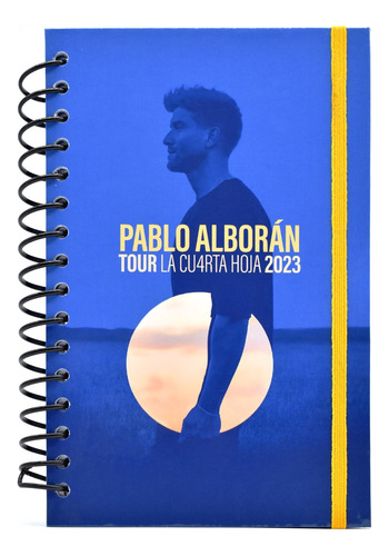 Libreta Pablo Alborán Tour La Cu4rta Hoja 2023