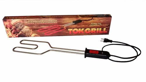 Kit Acendedor Elétrico Churrasqueira Lareiras Tok Grill 110v