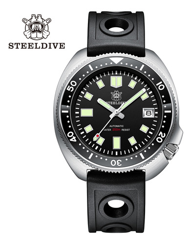 Steeldive Automático No Seiko Bulova Citizen Tissot Mido 