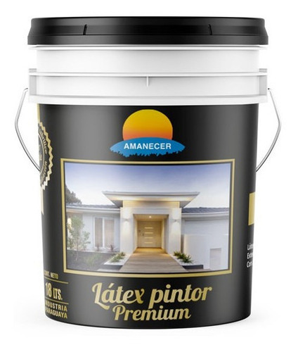 Latex Pintor Premium Blanco Mate 18 L  | Amanecer