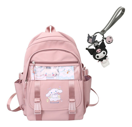 Mochila Escolar Estilo Kawaii San-rio Kuromi Ko-rean Y Regal