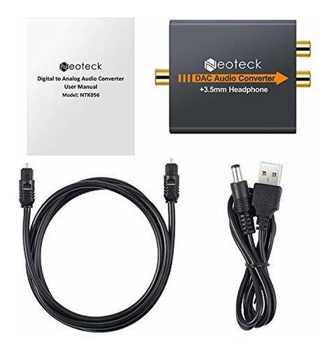 Neoteck Dac Conversor De Audio Digital A Analógico