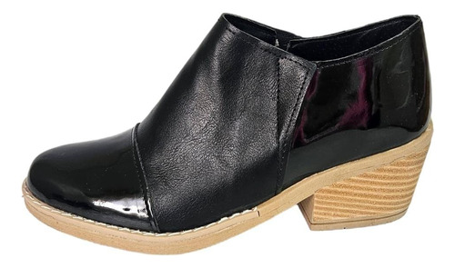 Bota Botineta Zapato De Mujer Eco Cuero Tamagiu Texanas Moda