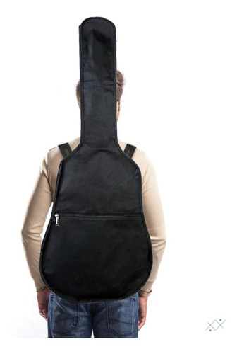 Imagem 3 de 4 de Capa Bag Violao Folk Standard Mellody Ka11 + Bolso Loja