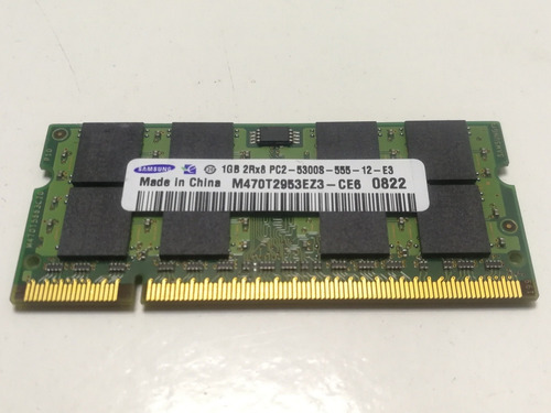 Memoria Ram Samsung Ddr2 1 Gb 667 Mhz Para Notebook (Usado)