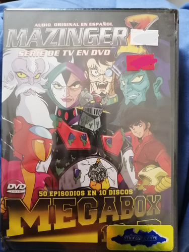 Dvds Serie Mazinger Z Completa. 50 Episodios En 10  Discos 
