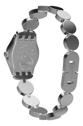 Reloj Swatch Inspirance Yss317g Correa Gris Bisel Gris Fondo Gris