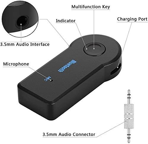 Receptor Audio Inalambrico Bluetooth 5.0 Conector Aux
