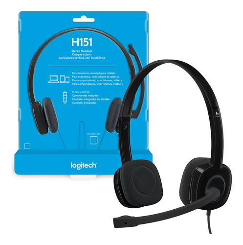 Audífonos Para Pc 3.5mm Stereo Logitech H151 Circuit Shop