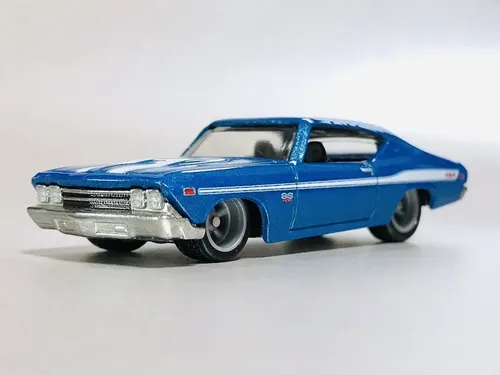 【週末セール】WINGED WHEEL NO.350 ブルー 69 Chevelle Ss 396 Cruise Boulevard Hot Wheels Premium | MercadoLivre